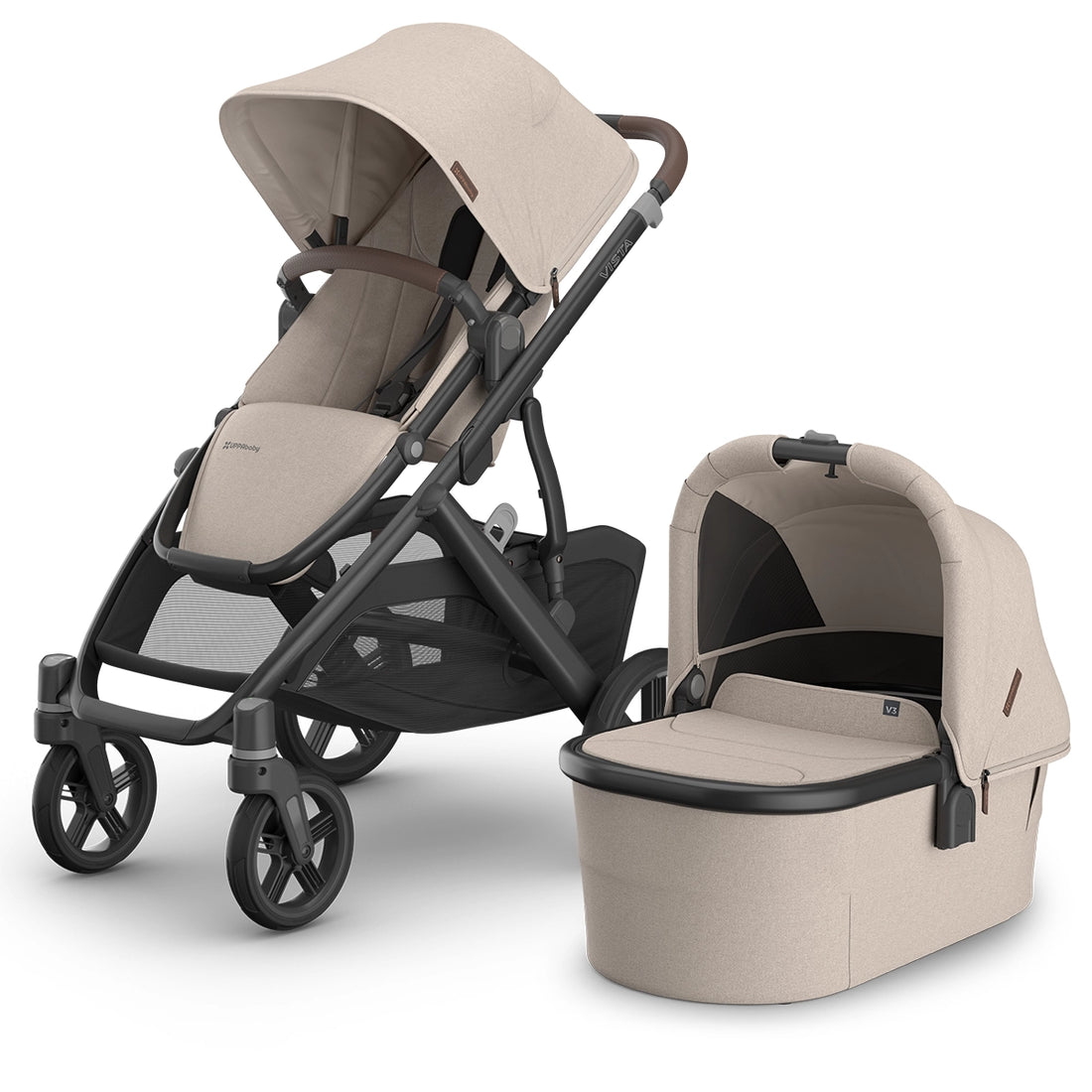 
Uppababy Vista V3 + Bassinet