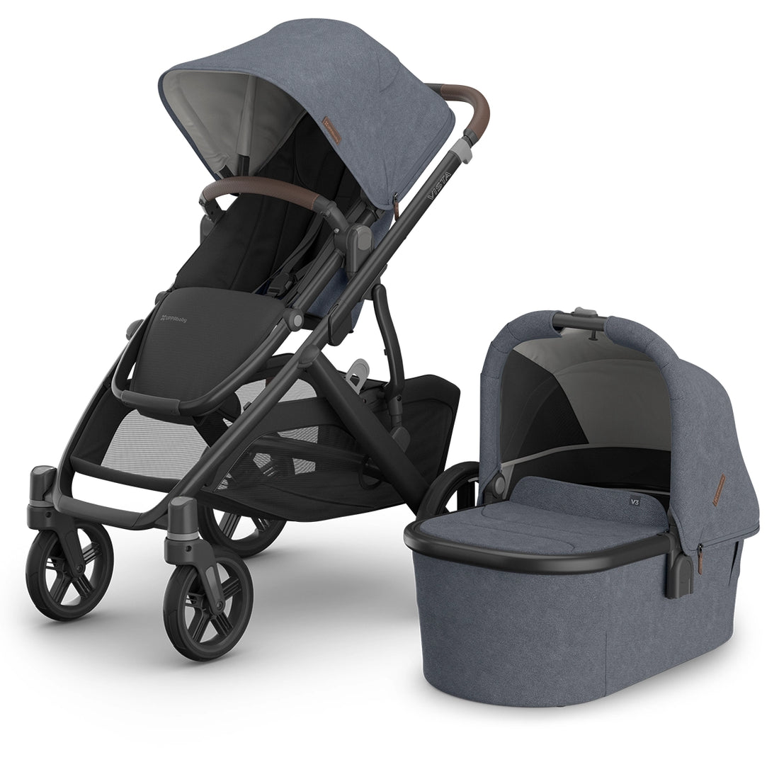 
Uppababy Vista V3 + Bassinet