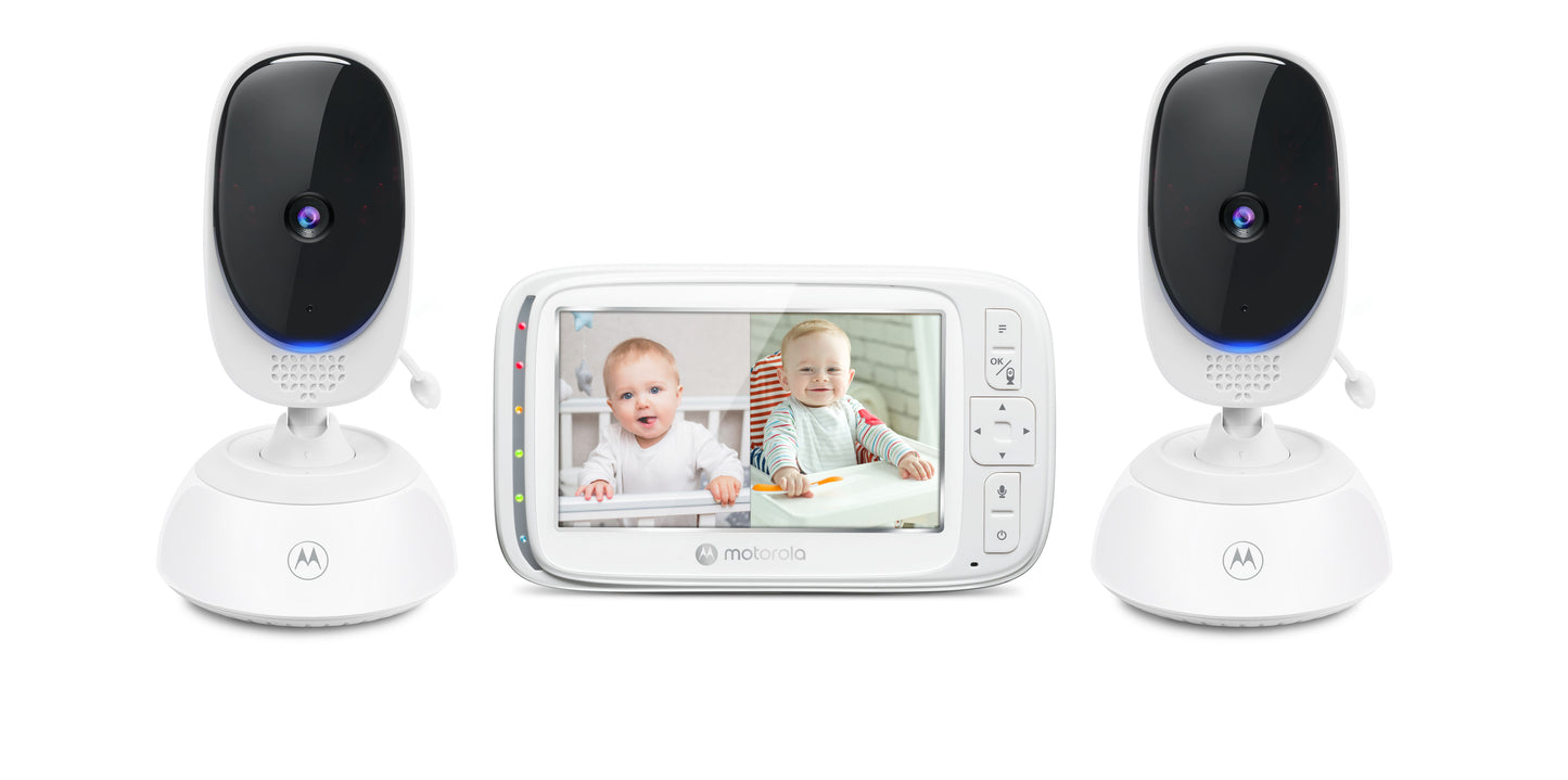VM75 5" Video Baby Monitor - 2 Cameras