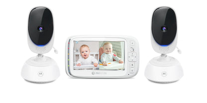 VM75 5" Video Baby Monitor - 2 Cameras
