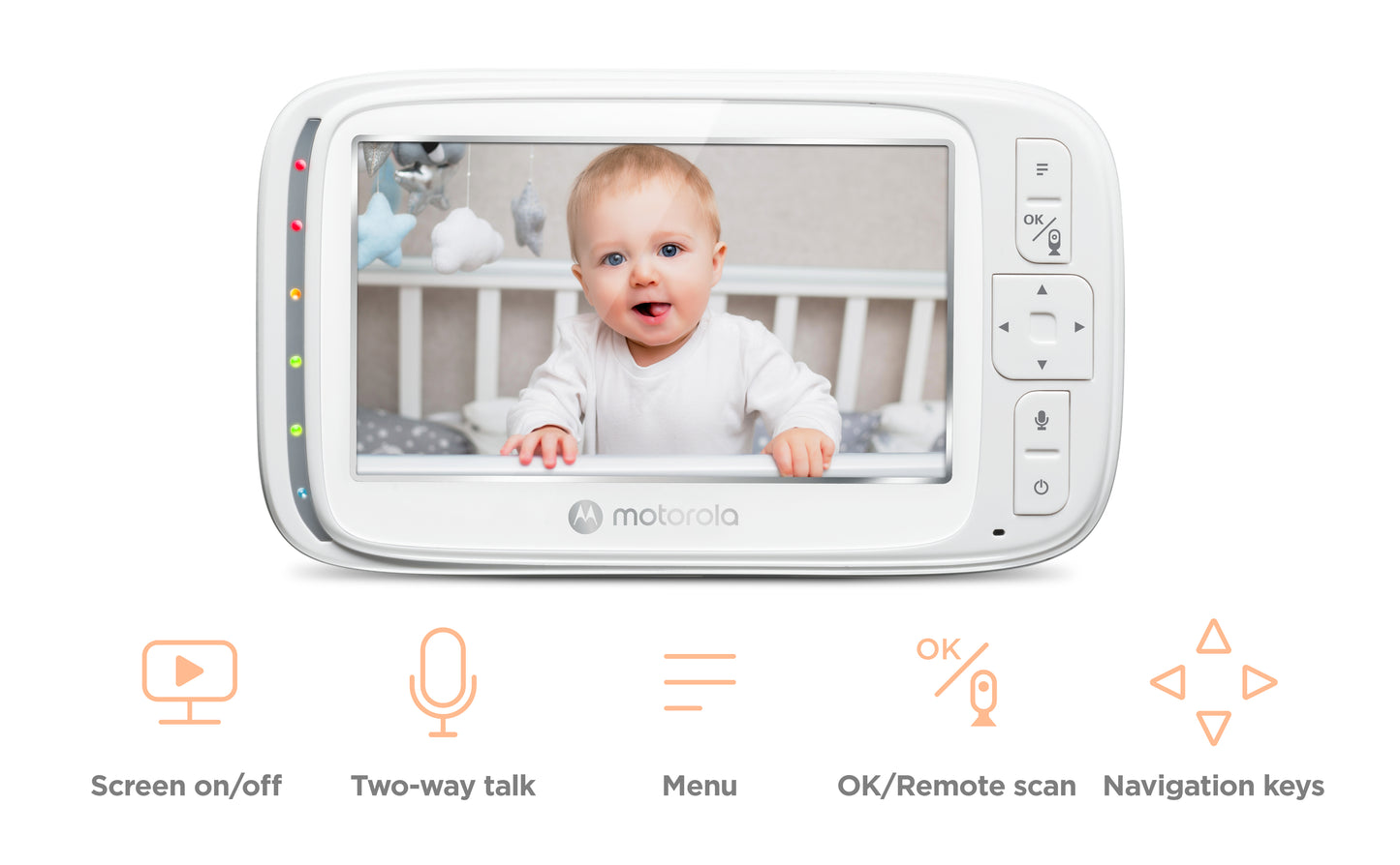 VM75 5" Video Baby Monitor