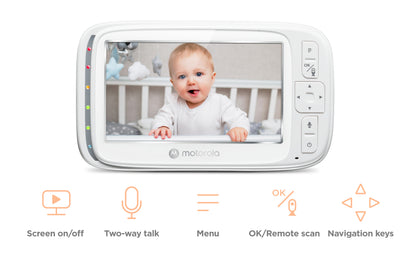 VM75 5" Video Baby Monitor