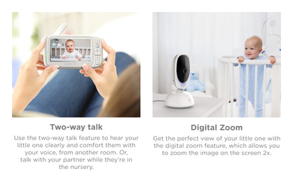VM75 5" Video Baby Monitor