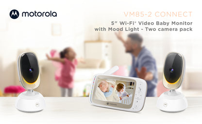 VM85 Connect 5" WiFi Video Baby Monitor - 2 Cameras