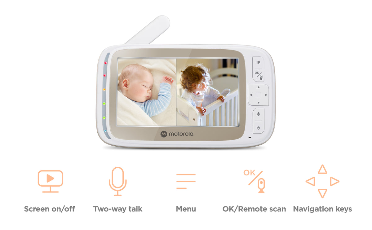 VM85 Connect 5" WiFi Video Baby Monitor - 2 Cameras