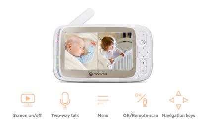 VM85 Connect 5" WiFi Video Baby Monitor - 2 Cameras