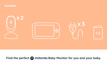 VM85 Connect 5" WiFi Video Baby Monitor - 2 Cameras