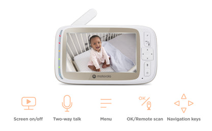 VM85 Connect 5" WiFi Video Baby Monitor