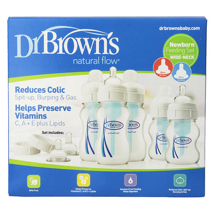 Dr. Brown Wide-Neck Bottle Newborn Feeding Set Product