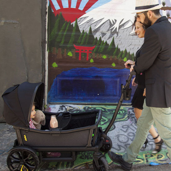 Free Shipping for Veer Cruiser Wagon + Canopy + Foldable Storage Basket