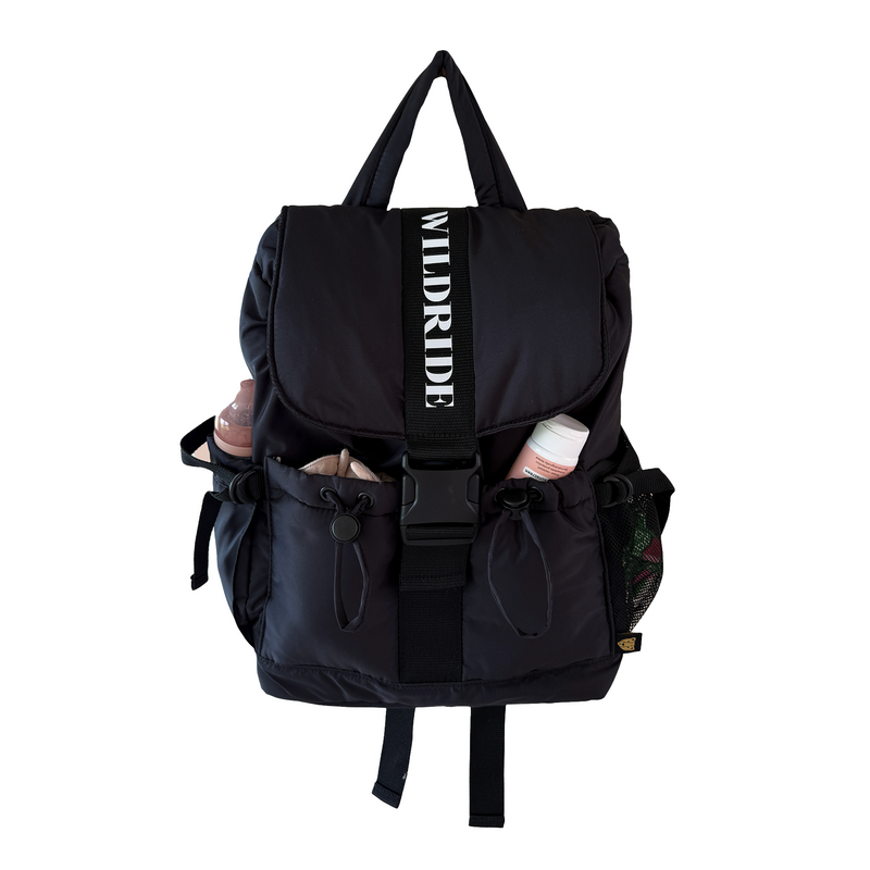 Wildride Adult Backpack Black | Parent Travel & Toddler Carrier
