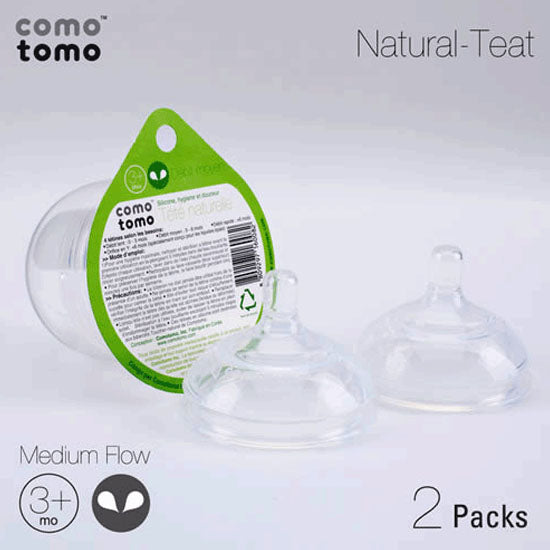 Comotomo Medium Flow Nipple Pack - 2 pack-2