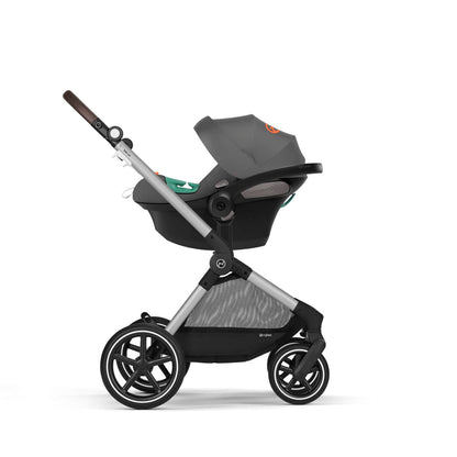 Eos Lux Stroller - Lava Grey (Silver Frame)