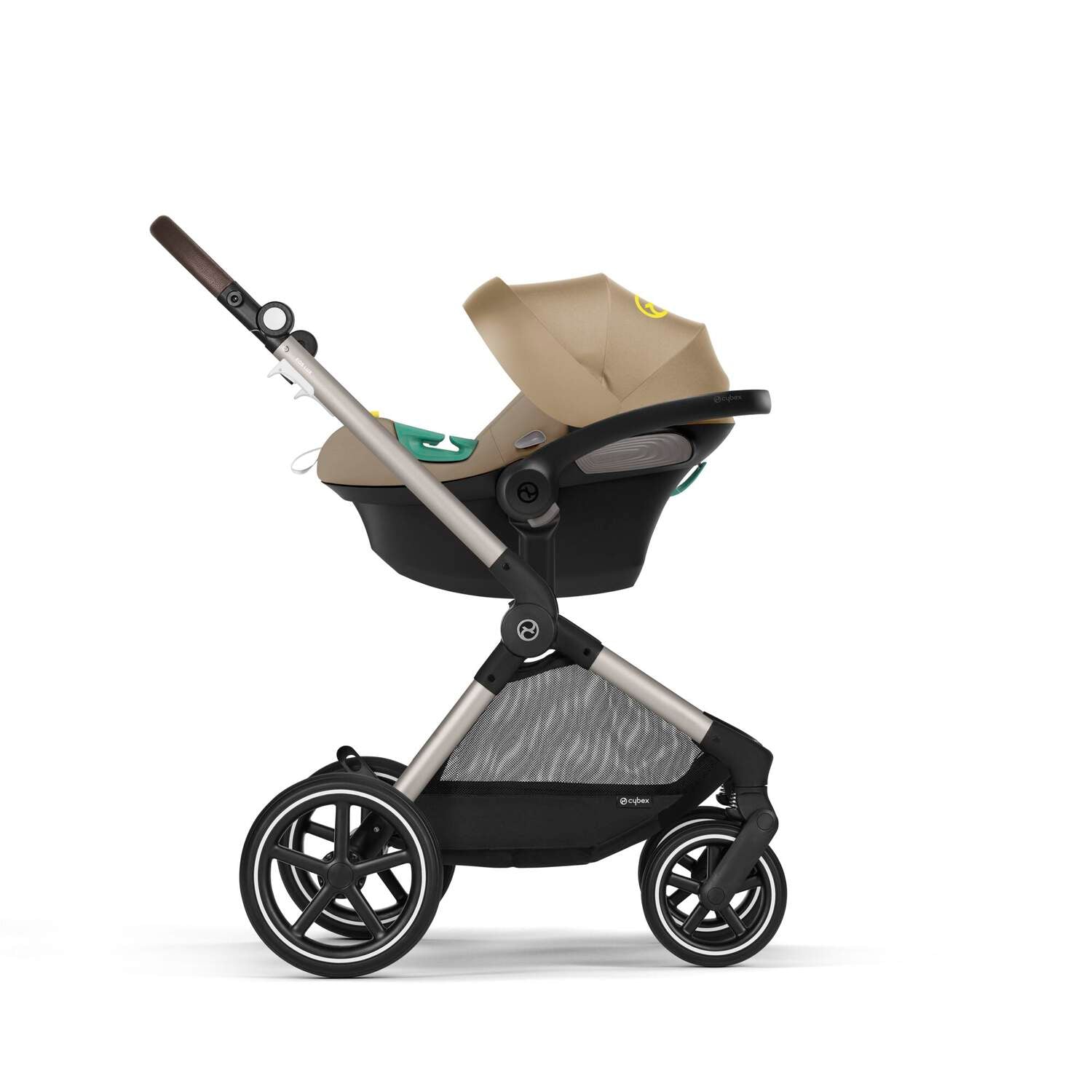 Eos Lux Stroller - Seashell Beige (Taupe Frame)