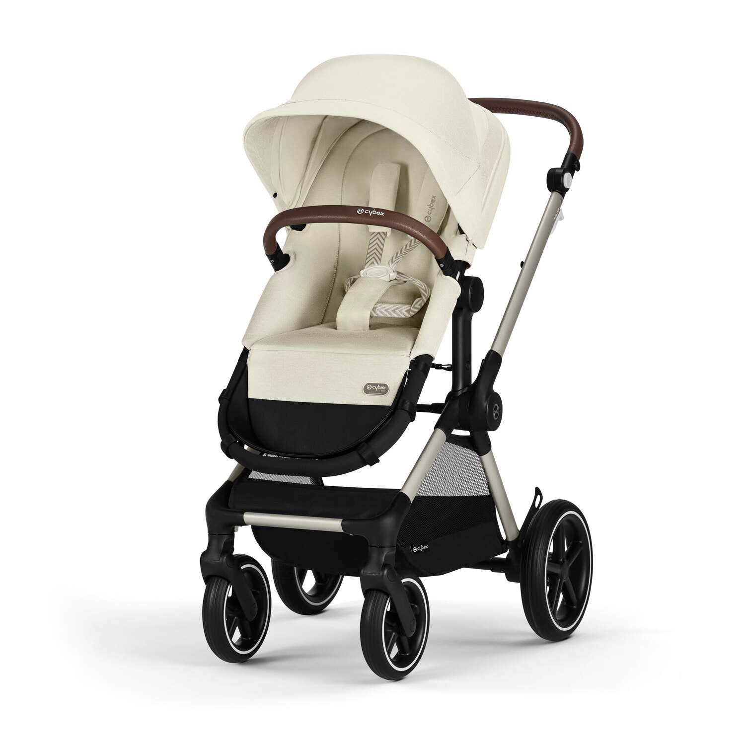 Eos Lux Stroller - Seashell Beige (Taupe Frame)