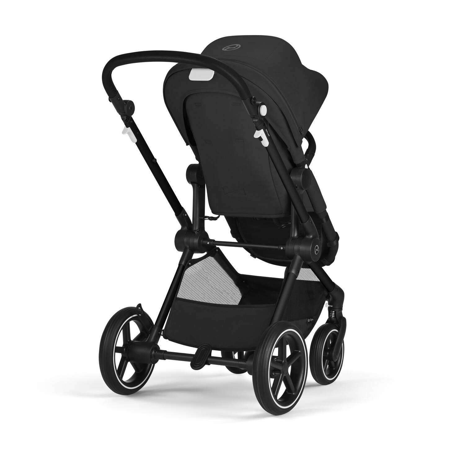 Eos Lux Stroller - Moon Black (Black Frame)