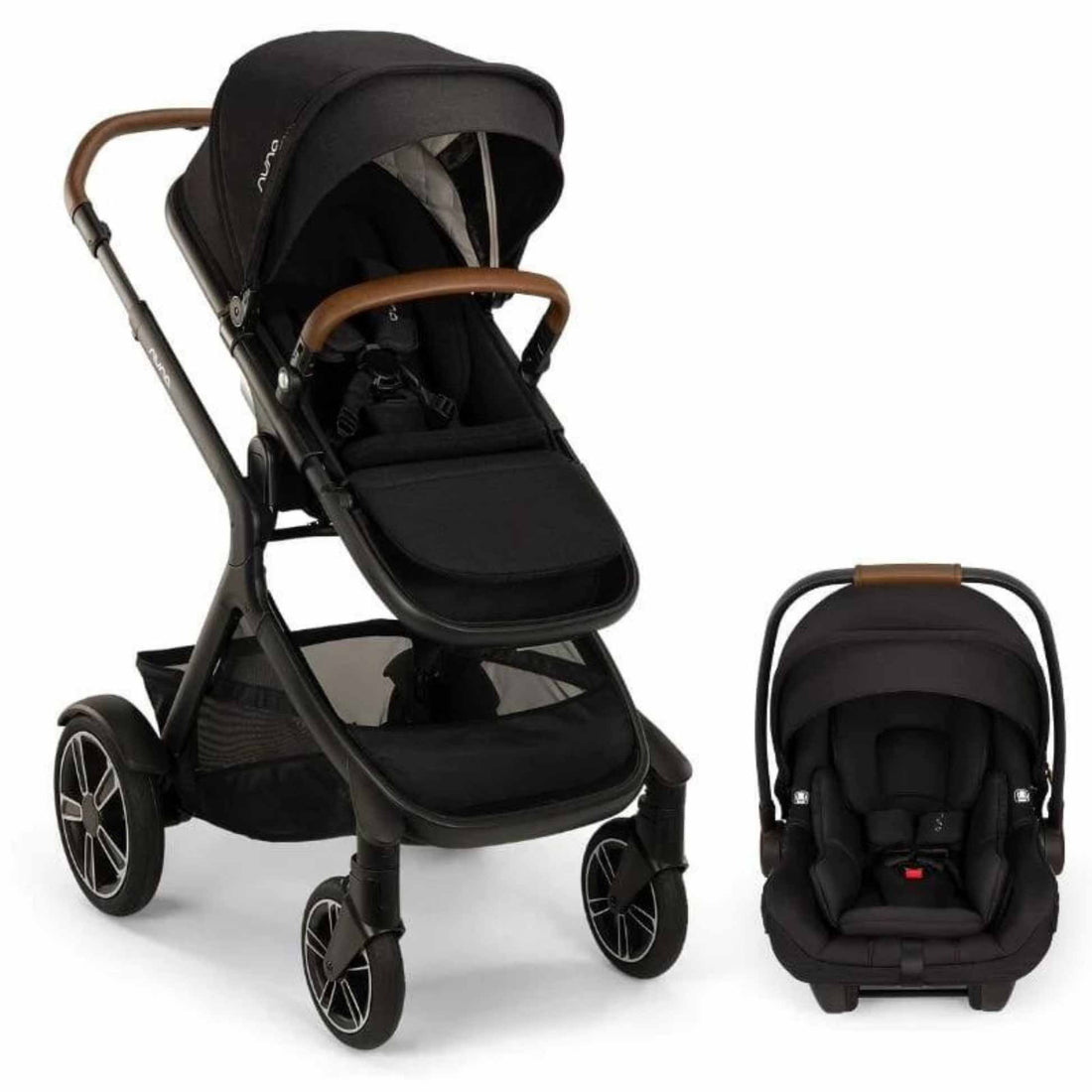 nuna double stroller 2021 Nuna Demi Next + Pipa Aire RX Travel System Caviar/Caviar