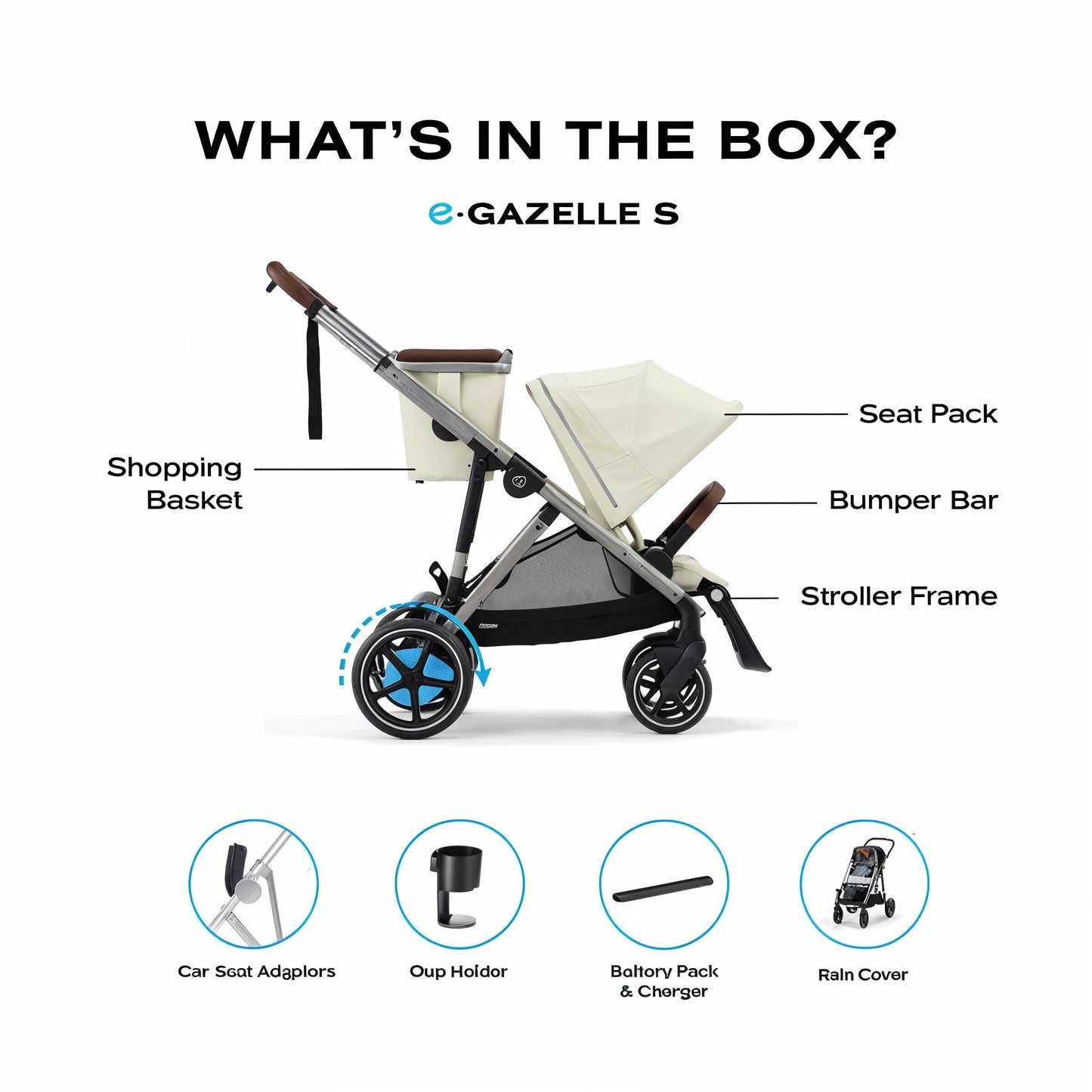 Cybex e-Gazelle S Electric Stroller