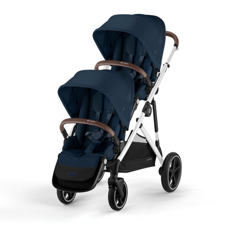 Cybex Gazelle S Stroller Silver Frame with Stone Grey Seat
