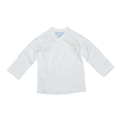 Under The Nile Long Sleeve Side Snap T-Shirt - Off White Product