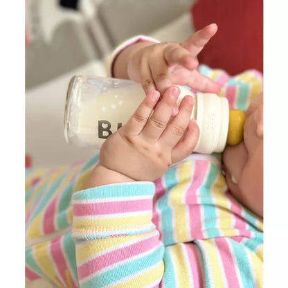 Small Bibs Glass Bottle Complete 4oz