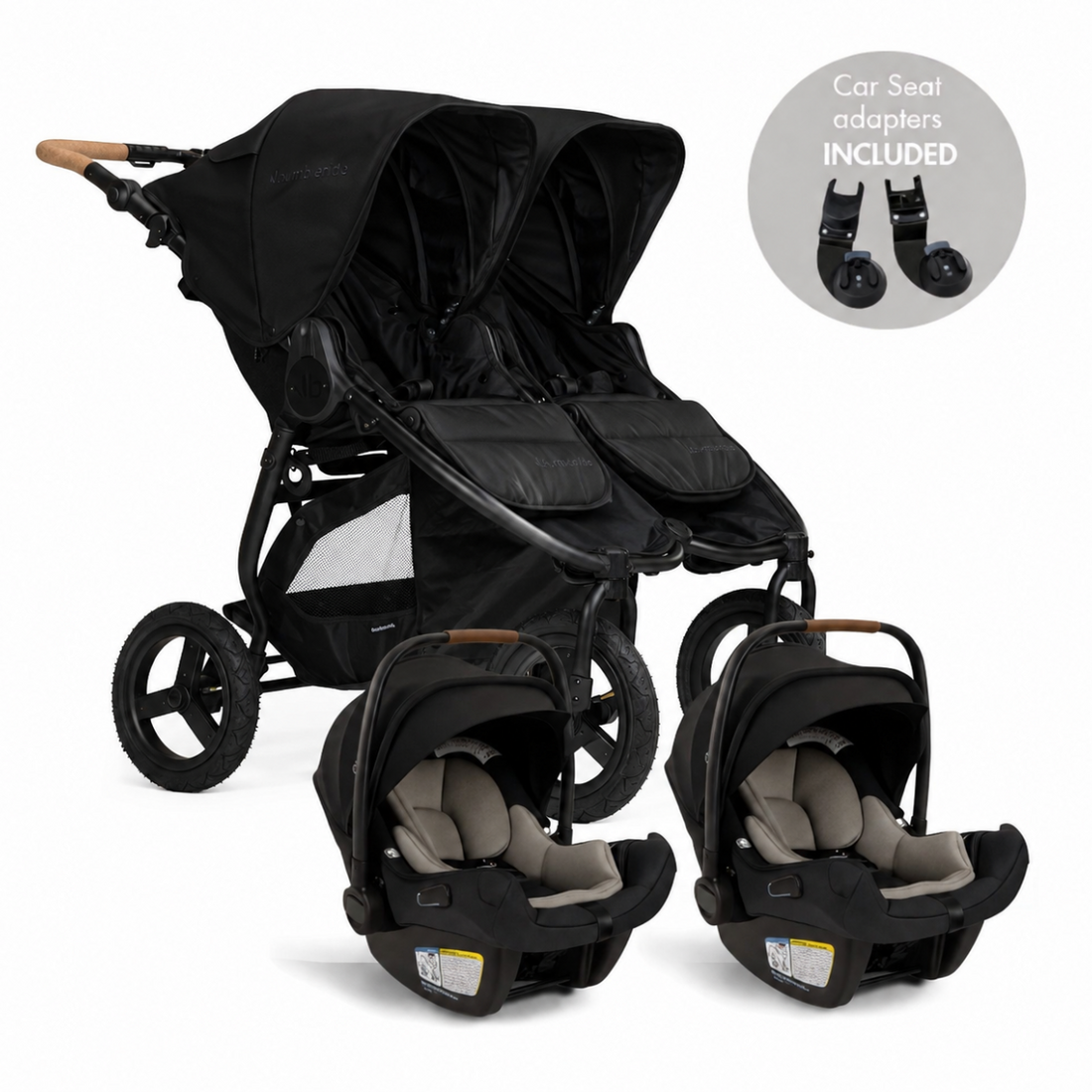 
Bumbleride Indie Twin + Two Pipa Aire Travel System