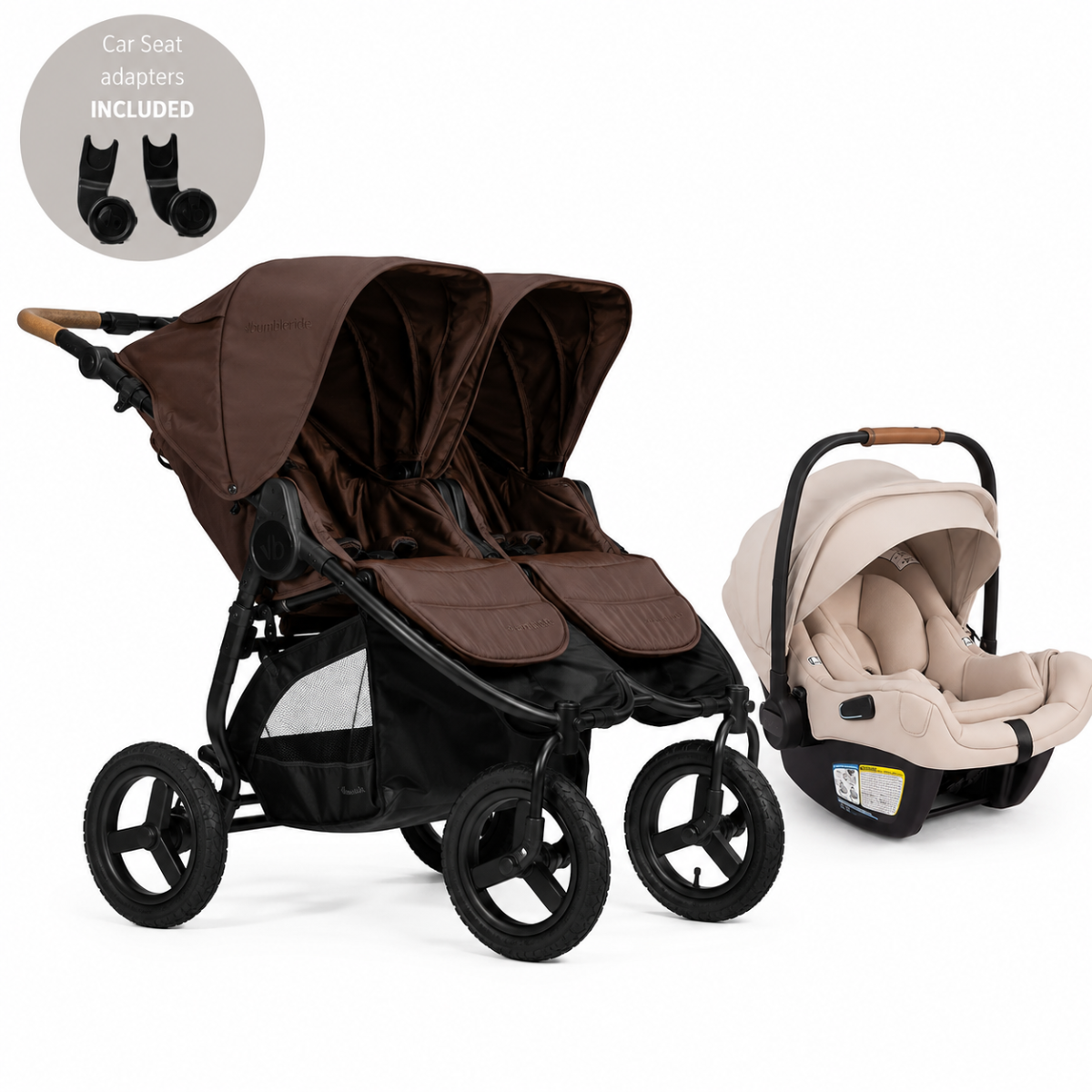 Bumbleride Indie Twin + Pipa Aire Travel System