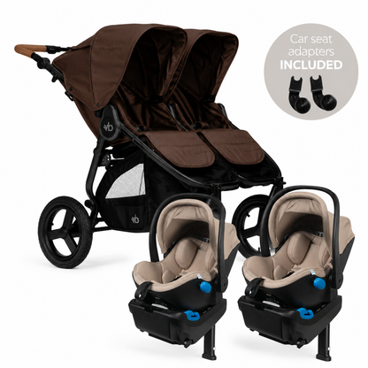 
Bumbleride Indie Twin + Two Clek Liings Travel System
