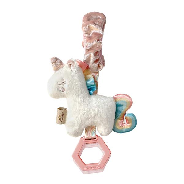 Itzy Ritzy Itzy Ritzy Jingle Attachable Travel Toy - Unicorn