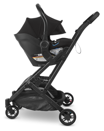 UPPAbaby Aria Car Seat on stroller frame