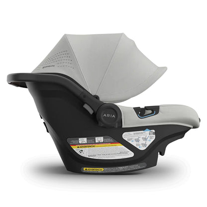 UPPAbaby Aria V2 Infant Car Seat - Declan - Savannah - Pearl Gray Mélange