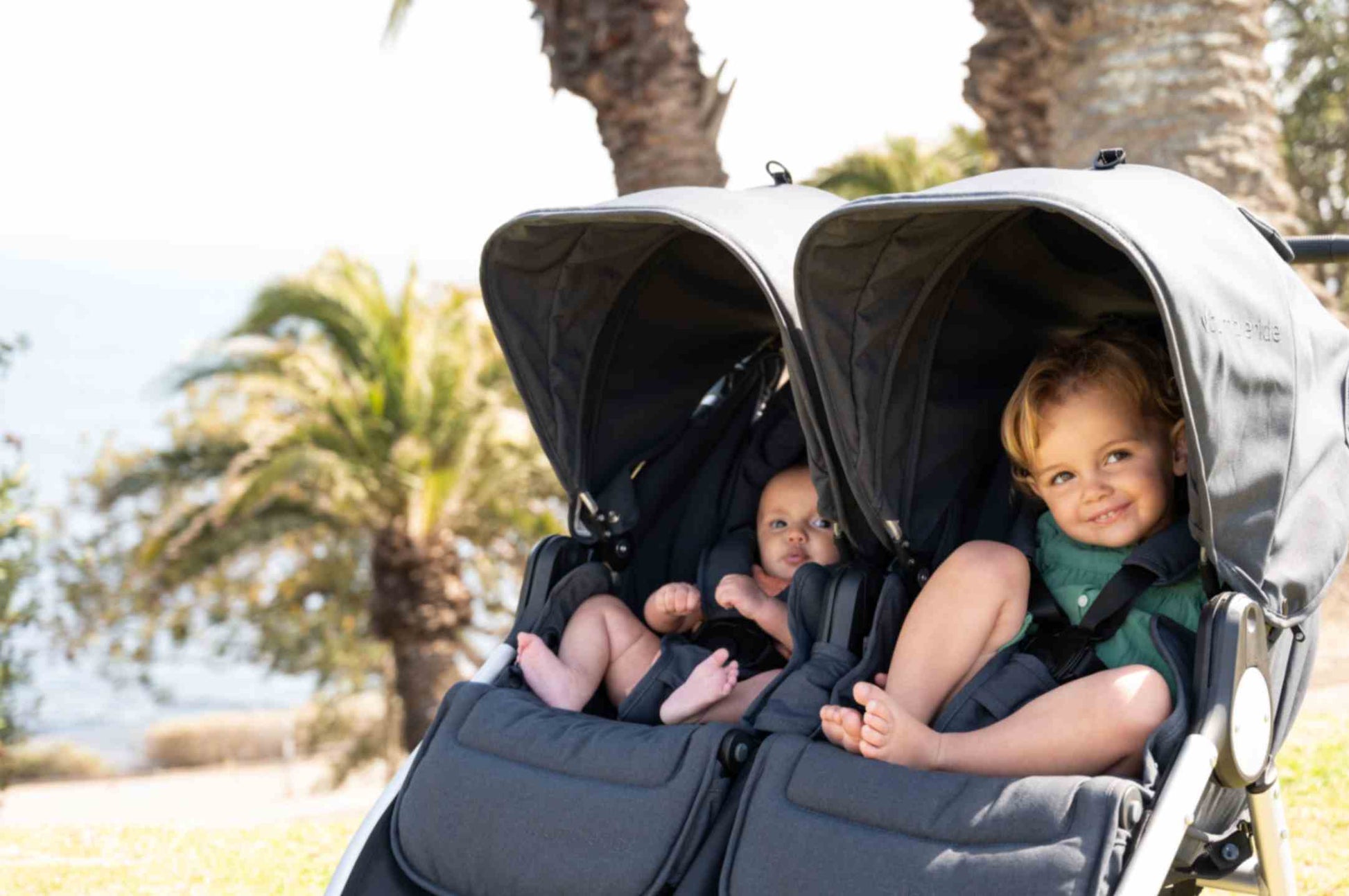Bumbleride Indie Twin + Clek Liing Travel System Stroller Seat View