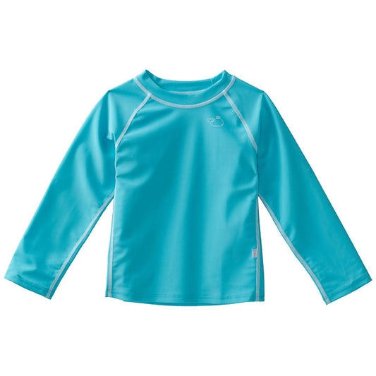 i play. Long Sleeve Rashguard - Aqua-1