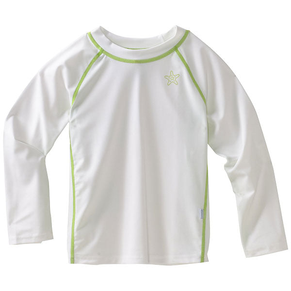 i play. Long Sleeve Rashguard - White-1