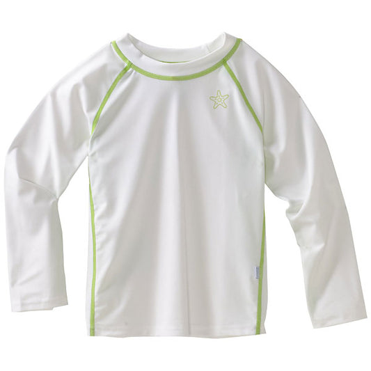 i play. Long Sleeve Rashguard - White-1