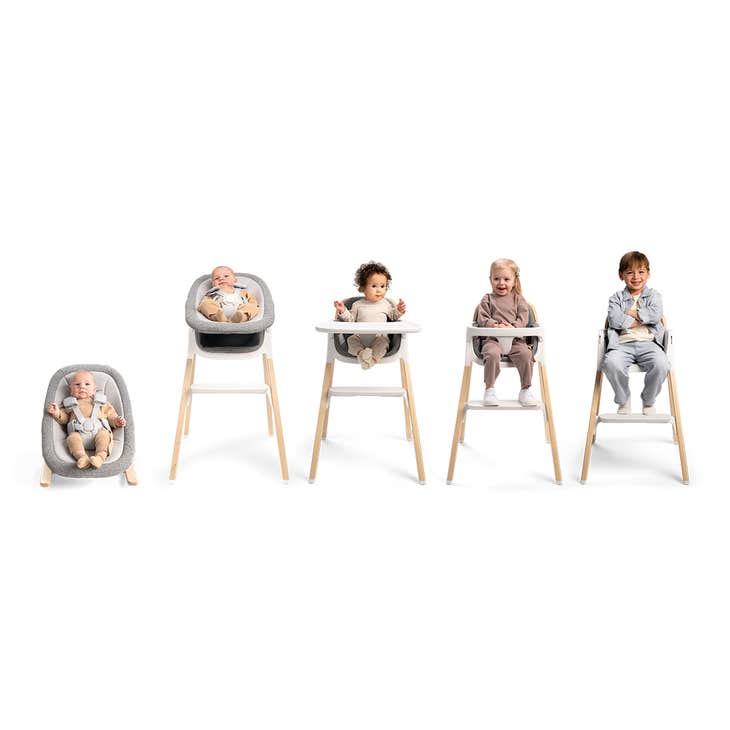 Nuna BRYN High Chair Newborn Rocker Bundle
