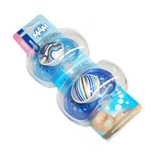 MAM Pearl Silicone Pacifier 2pk - 6+m