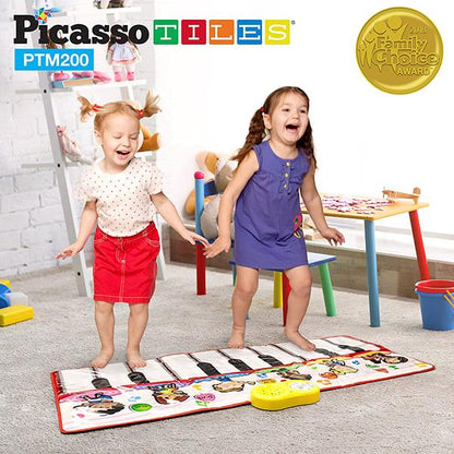 PicassoTiles PicassoTiles PTM200 Portable Large Piano Keyboard