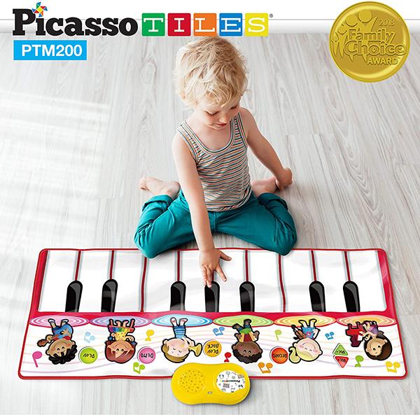 PicassoTiles PicassoTiles PTM200 Portable Large Piano Keyboard