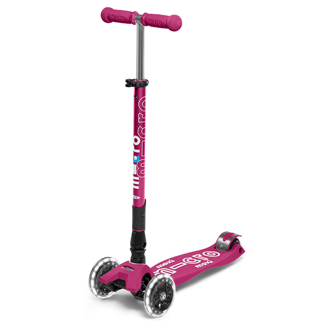 Micro Kickboard Maxi Foldable LED Scooter