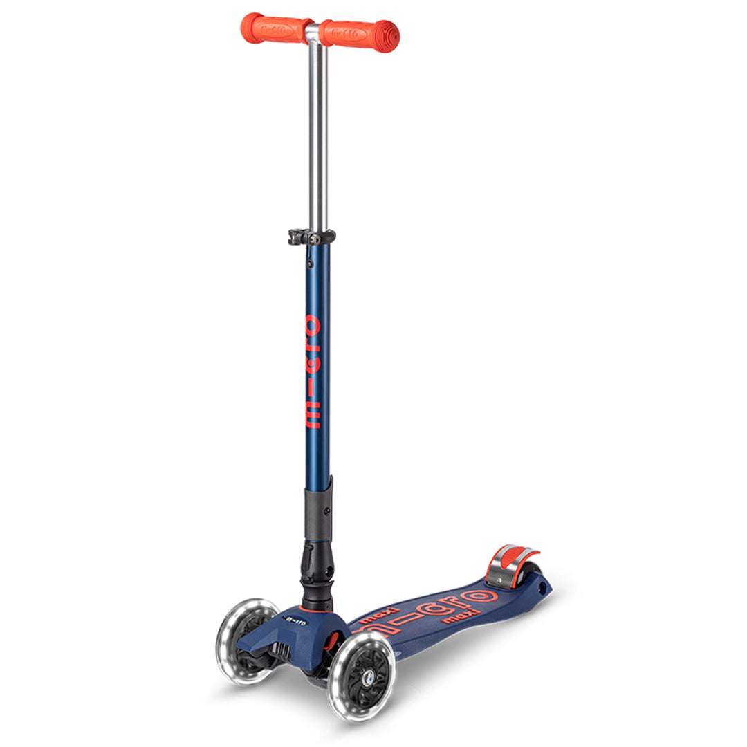 Micro Kickboard Maxi Foldable LED Scooter