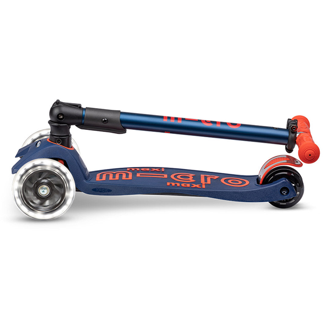 Micro Kickboard Maxi Foldable LED Scooter