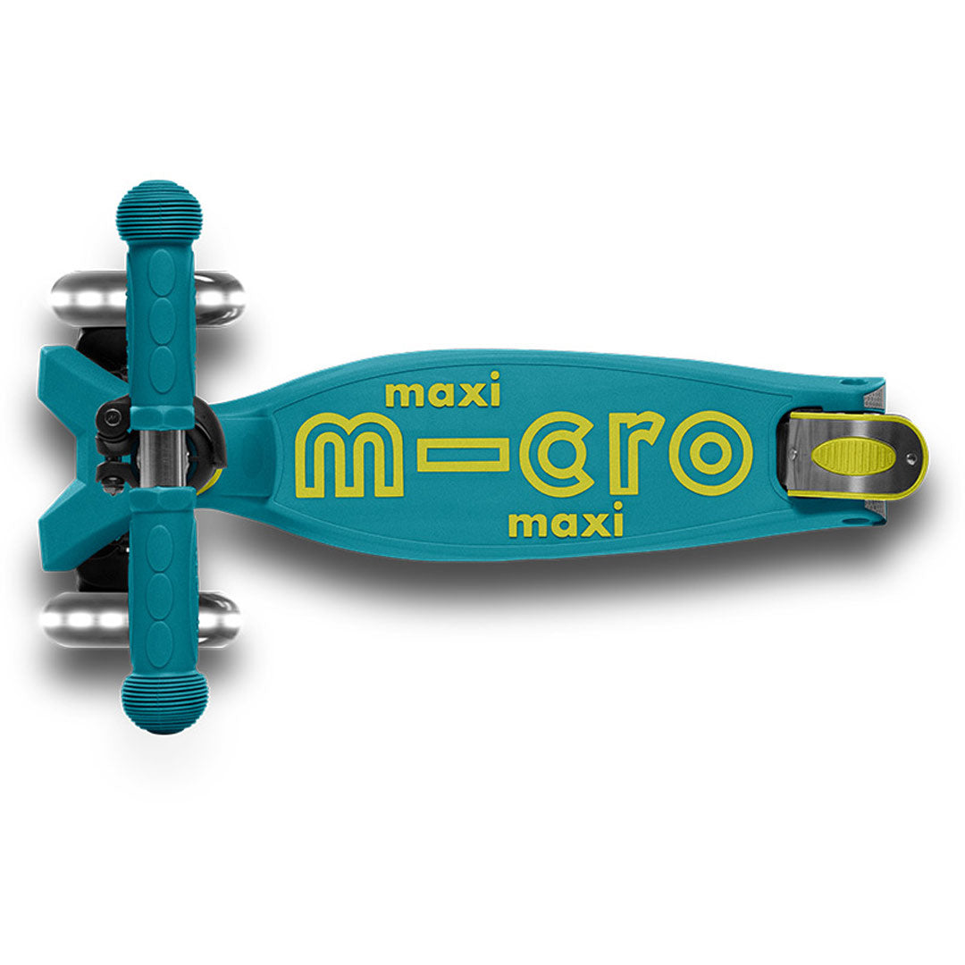 Micro Kickboard Maxi Deluxe Foldable LED Scooter | Kidsland