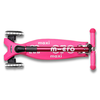 Micro Kickboard Maxi Foldable LED Scooter
