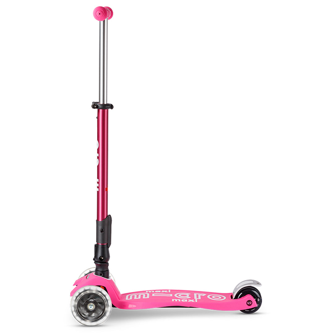 Micro Kickboard Maxi Deluxe Foldable LED Scooter | Kidsland