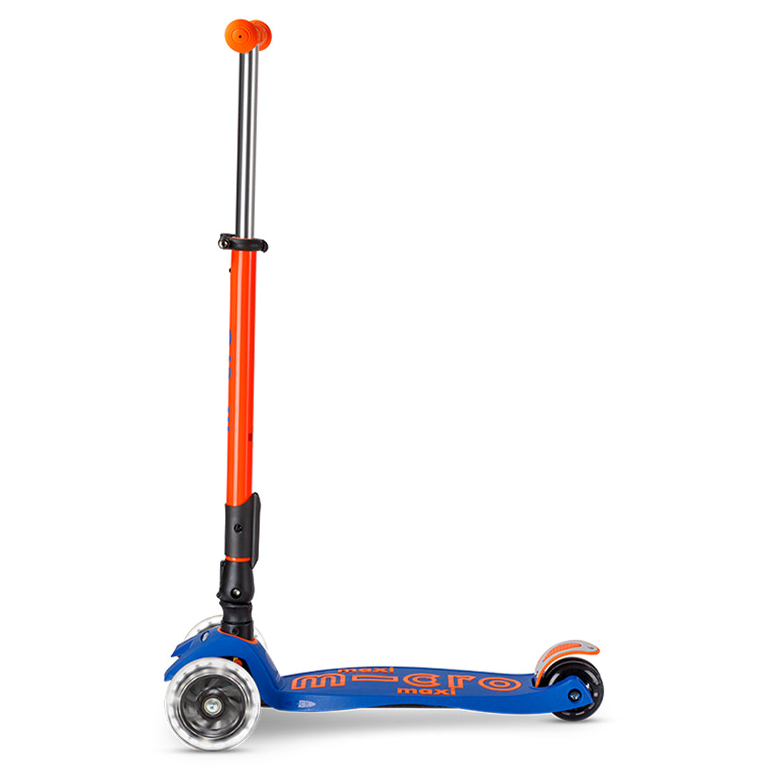 Micro Kickboard Maxi Deluxe Foldable LED Scooter | Kidsland