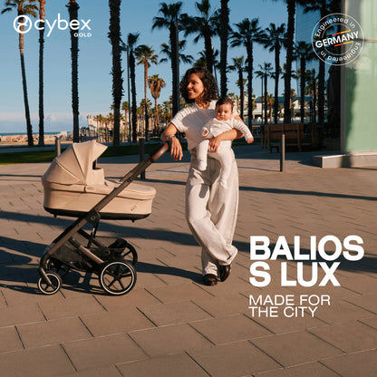 Cybex Balios S Lux + Cloud G Pro + Newborn Cot S Lux Complete Travel System
