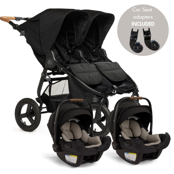 Bumbleride Indie Twin + Two Pipa Aire Travel System