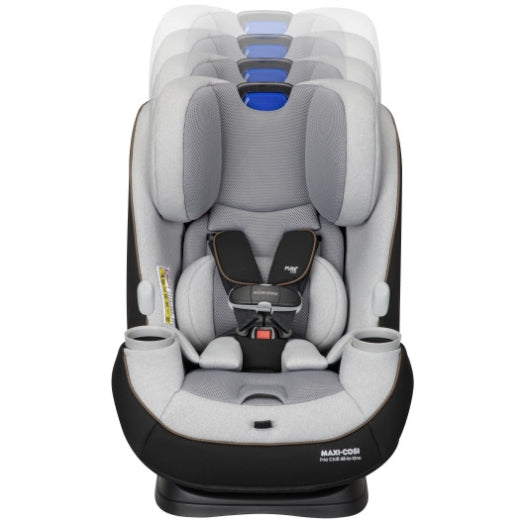 Adjustable head rest car seat 