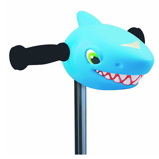 Micro Kickboard Scooter Heads - Blue Shark Surfing Sammy